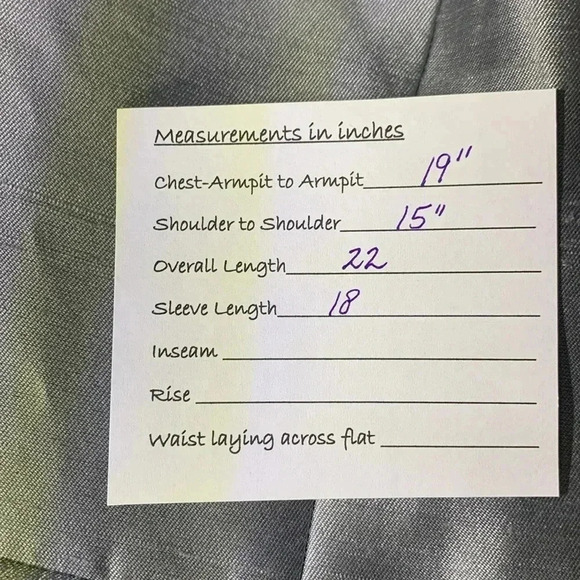 NWT Talbots silk and wool silver jacket - Picture 8 of 9